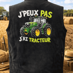 Blouson sans manche tracteur personnalisé